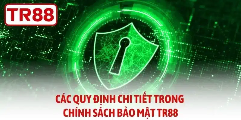 Các quy định chi tiết trong chính sách bảo mật TR88