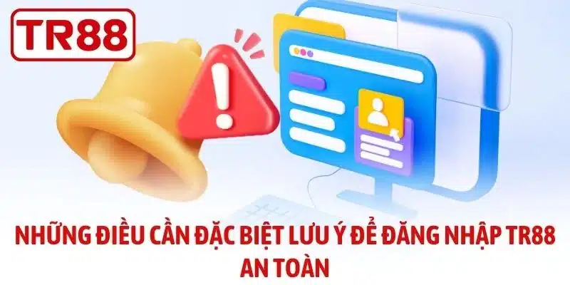 Những điều cần đặc biệt lưu ý để đăng nhập TR88 an toàn