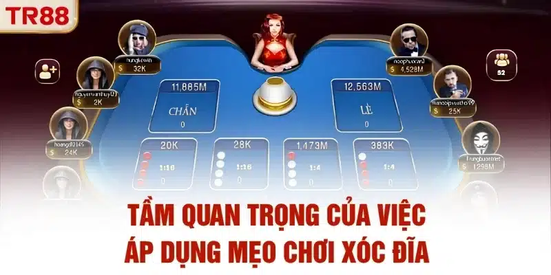Tầm quan trọng của việc áp dụng mẹo chơi xóc đĩa